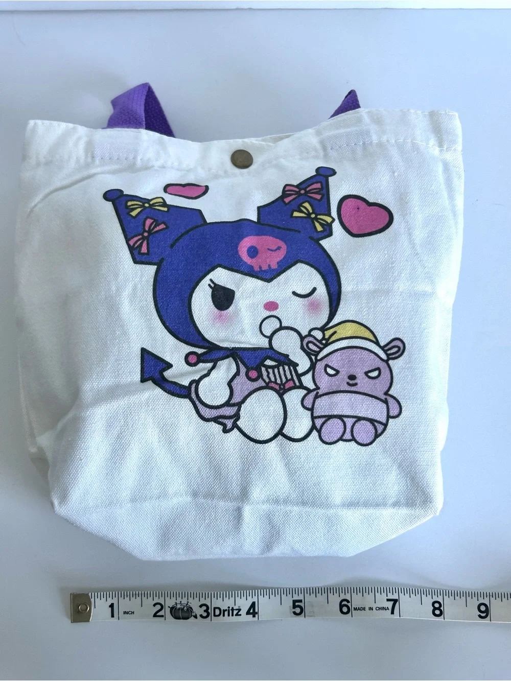 💜(KUR351) Kuromi Adorable 4-Piece Tote Bag Bundle! - Picture 4 of 12